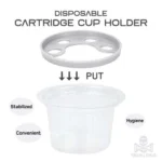 DISPOSABLE TATTOO CARTRIDGE CUP HOLDER (24 SETS/BOX) - Image 4