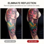 TATTOO LENS LIGHT KIT WITH 180LED, 52MM CPL POLARISED FILTER FOR TATTOO DESIGN PHOTOGRAPHY - Image 4