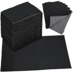 BLACK TATTOO DENTAL BIBS/SETUP SHEETS (125 PCS)