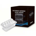 DISPOSABLE SECTIONED TATTOO CARTRIDGE NEEDLE HOLDER